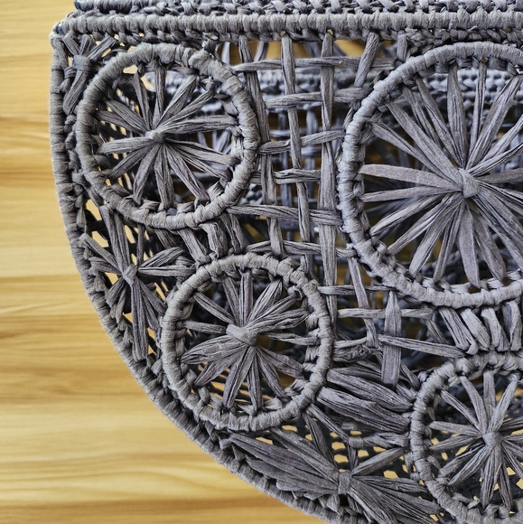 House of Harlow Purple Woven Basket Bag - Picture 5 of 8